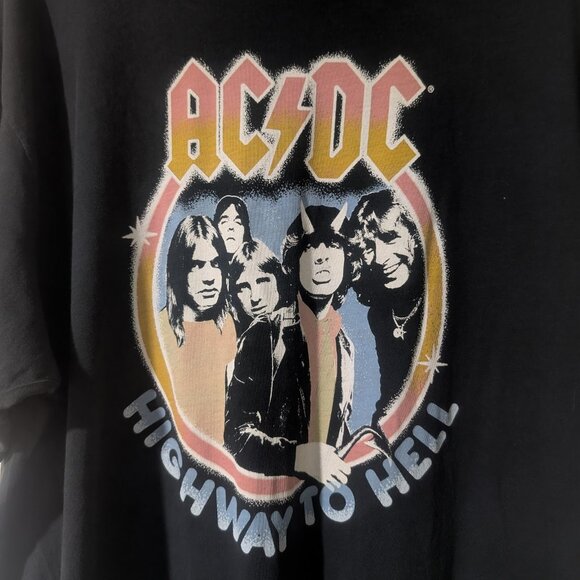 The Original Retro Brand | AC/DC Highway to Hell Black Label Tee - Picture 4 of 8